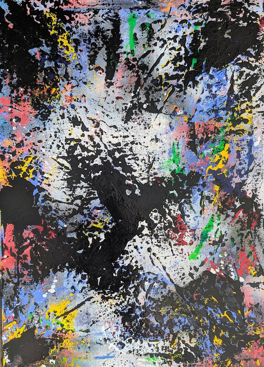 „Jenseits“ 50x70 cmx2 cm - Acryl und Öl auf Leinwand