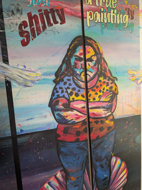Just another trueLY shitty Painting / 160 × 240 × 2 cm / Acryl auf Leinwand