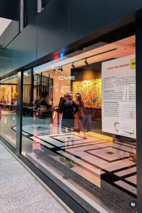 „Symphonie des Zufalls“ Triptychon - 240x120x2 cm - Acryl auf Leinwand