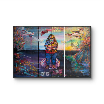 Just another trueLY shitty Painting  / 160 × 240 × 2 cm  / Acryl auf Leinwand