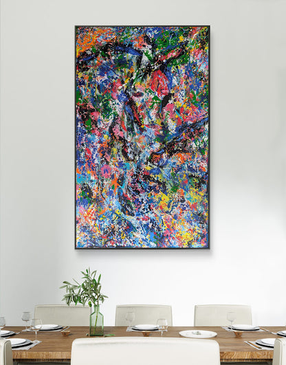 „Sei (k)ein Esel?!“  60x100x2 cm - Acryl auf Leinwand
