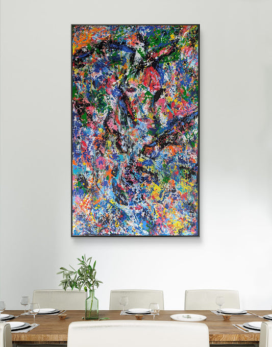 „Sei (k)ein Esel?!“  60x100x2 cm - Acryl auf Leinwand