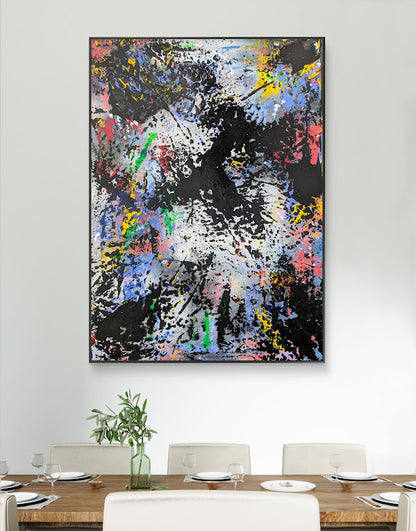 „Jenseits“  50x70 cmx2 cm - Acryl und Öl auf Leinwand