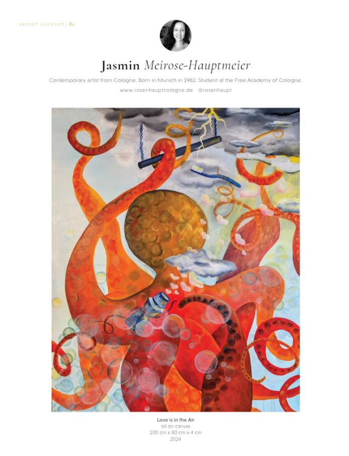 Jasmin Meirose Artistcloseup - Contemporary ArtMagazin #17Published on Apr 10, 2024