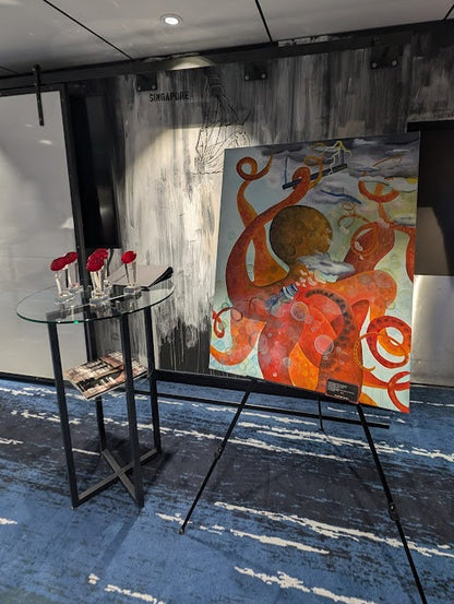 Zeitgeist – Love is in the Air (Öl auf Leinwand, 80 × 100 cm)