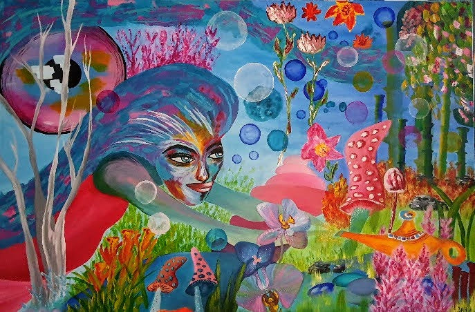 Semesterarbeit an der freien Kunstschule Köln von Jasmin Meirose