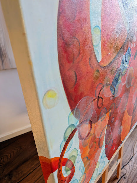 Zeitgeist – Love is in the Air (Öl auf Leinwand, 80 × 100 cm)