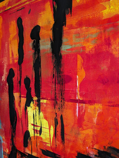 Seview - Acryl auf Leinwand · 70 × 100 × 2 cm Entstehung: 2024