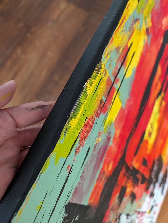 Seview - Acryl auf Leinwand · 70 × 100 × 2 cm Entstehung: 2024