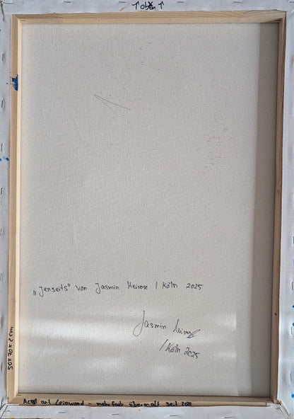 „Jenseits“  50x70 cmx2 cm - Acryl und Öl auf Leinwand