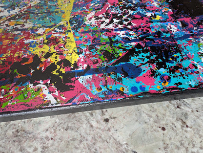 „Metamorphose“  - 65x105x2 cm - Acryl auf Leinwand