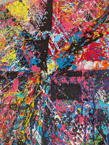 „Metamorphose“  - 65x105x2 cm - Acryl auf Leinwand