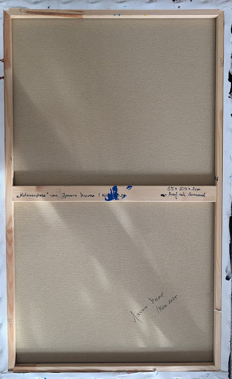 „Metamorphose“  - 65x105x2 cm - Acryl auf Leinwand