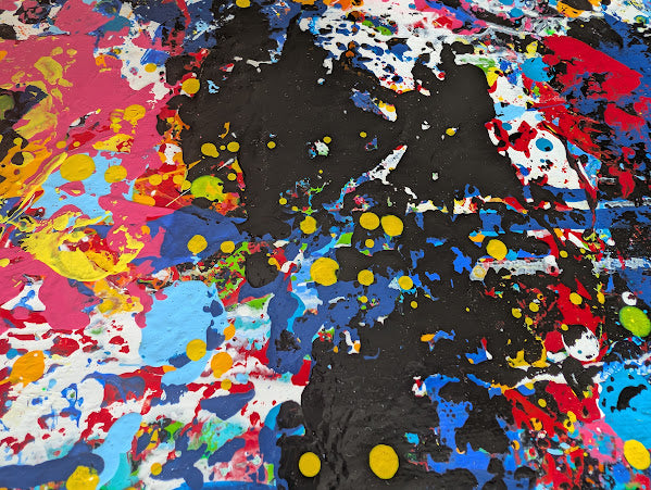 „Verborgene Präsenz“  - 60x80x2 cm - Acryl auf Leinwand