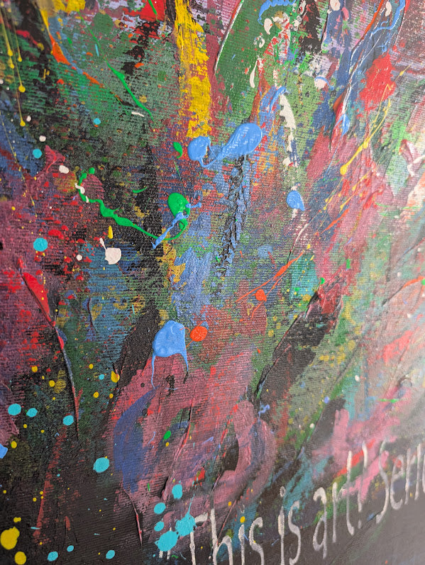 Just another trueLY shitty Painting  / 160 × 240 × 2 cm  / Acryl auf Leinwand