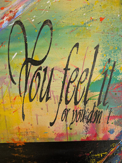 Just another trueLY shitty Painting  / 160 × 240 × 2 cm  / Acryl auf Leinwand