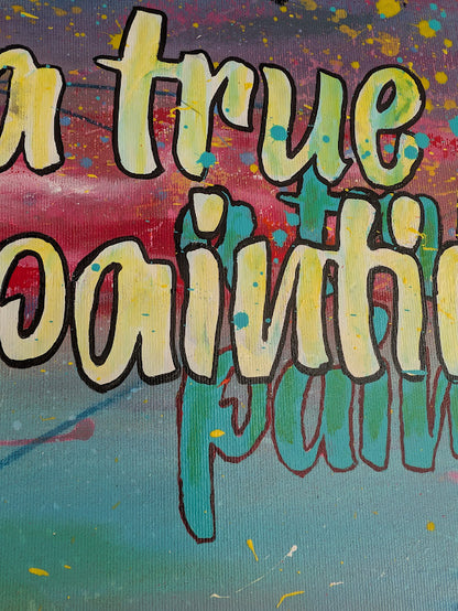 Just another trueLY shitty Painting  / 160 × 240 × 2 cm  / Acryl auf Leinwand