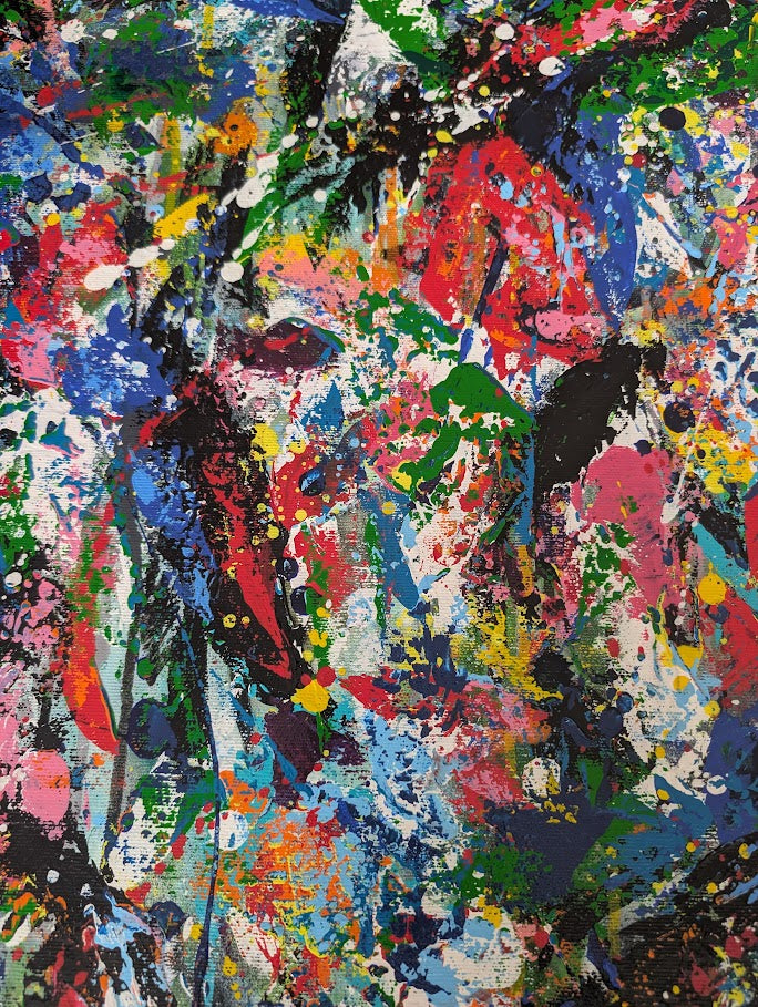 „Sei (k)ein Esel?!“  60x100x2 cm - Acryl auf Leinwand