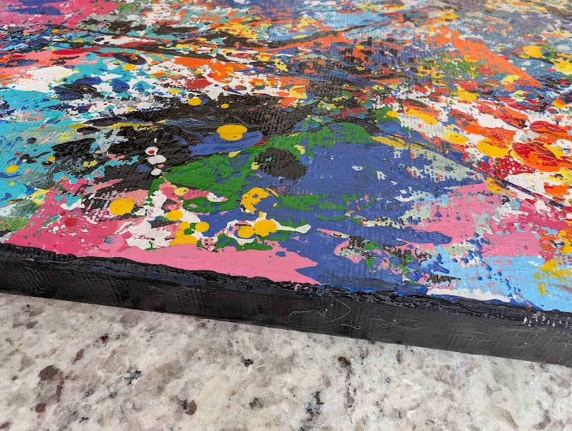 „Sei (k)ein Esel?!“  60x100x2 cm - Acryl auf Leinwand