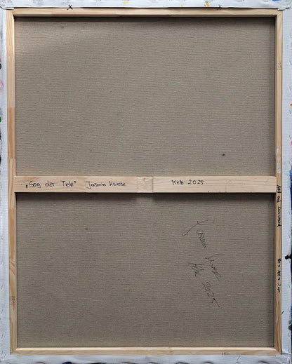 „Sog der Tiefe“  80x100x2 cm - Acryl auf Leinwand