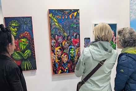 Das kollektive Individuum - Acryl auf Leinwand - 50×100 ×4cm