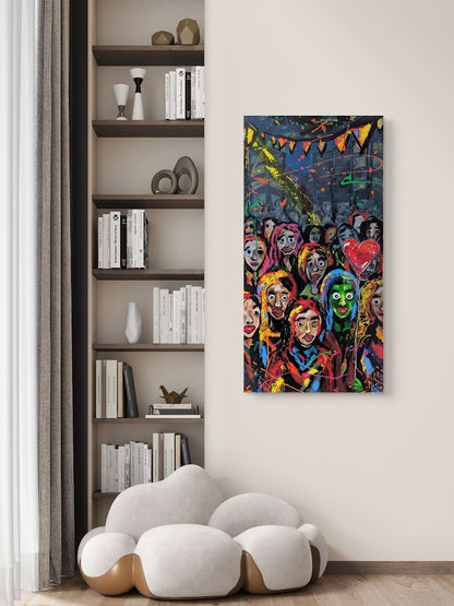 Das kollektive Individuum - Acryl auf Leinwand - 50×100 ×4cm